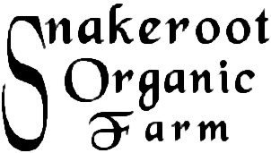 [Snakeroot Organic Farm logo]